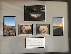 Jack's ultrasound images found and framed.